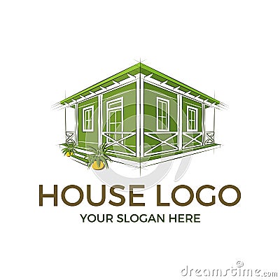 House logo vector design template Vector Illustration