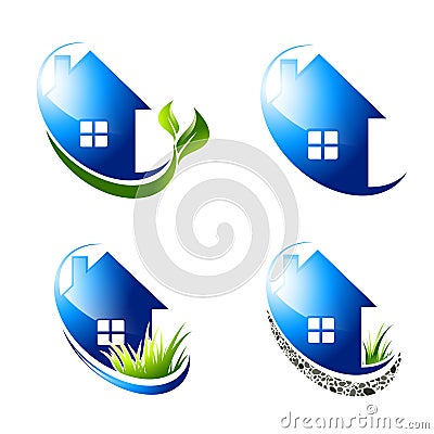 House Maintenance Design Set Vector Illustration