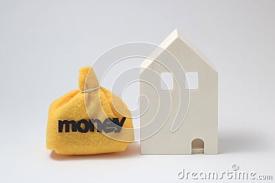 House and money Stock Photo