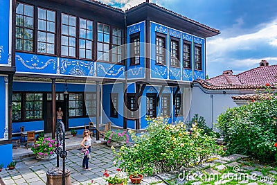 House-Museum Hindliyan in Bulgarian city Plovdiv Editorial Stock Photo