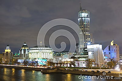 House of Musical center in Moscow Editorial Stock Photo