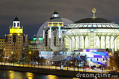 house of Musical center in Moscow Editorial Stock Photo