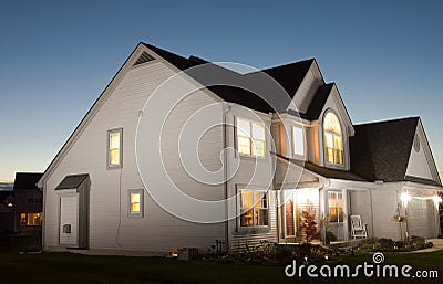 House at night Stock Photo