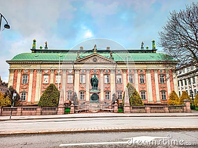 House of Nobility in Stockholm Stock Photo