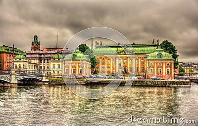 House of Nobility - Riddarhuset in Stockholm Stock Photo