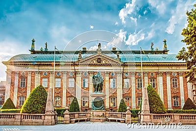 The House of Nobility - Riddarhuset in Stockholm Stock Photo