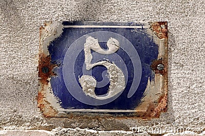 House number Stock Photo