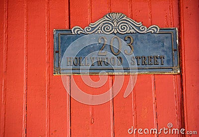 House Number Editorial Stock Photo