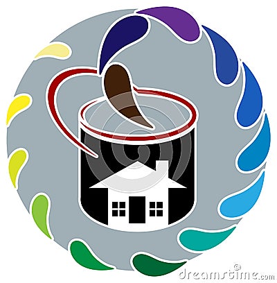 House painting Vector Illustration