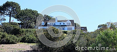 A House in Palos Verdes Estates, California Stock Photo