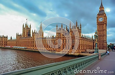 House of Parliament in London, UK Stock Photo