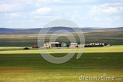 House of pastoralist Stock Photo