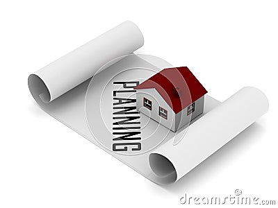 House planning concept Stock Photo