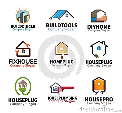 House Plumbing Tools Design Vector Illustration