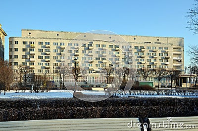 House of political prisoners in St Petersburg Editorial Stock Photo