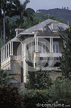 The House of the President of the Republic, Trinidad and Tobago Stock Photo