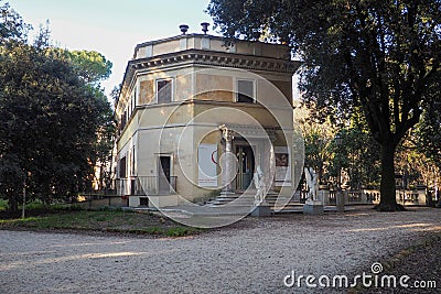 House of the Princes today Museum of Villa Torlonia in Rome, Italy Editorial Stock Photo