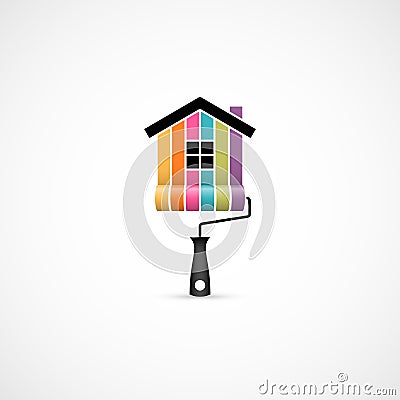 House renovation icon Vector Illustration