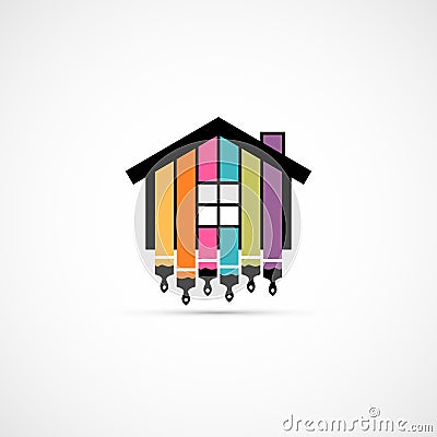 House renovation icon Vector Illustration