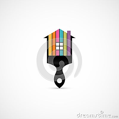 House renovation icon Vector Illustration