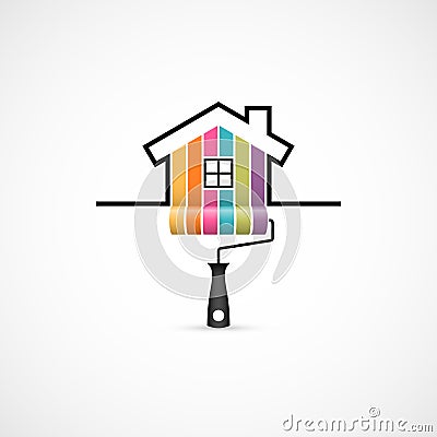 House renovation icon Vector Illustration