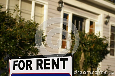 House for rent Stock Photo