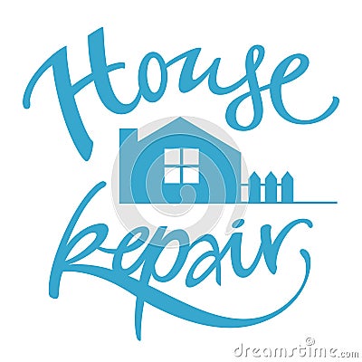 House Repair Vector Illustration