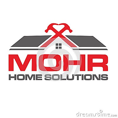 House reparation logo design vector Vector Illustration