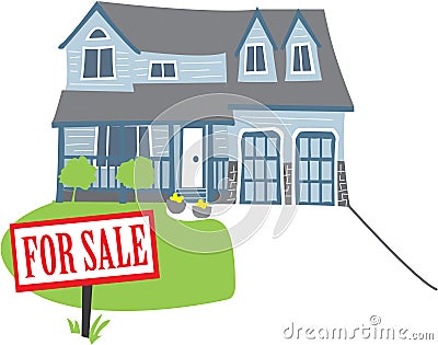 House for sale Stock Photo