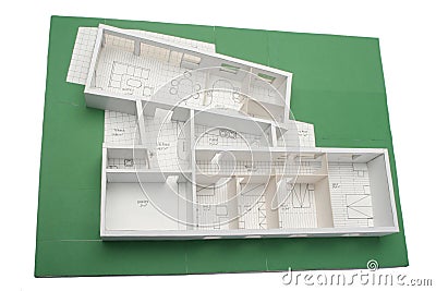 House scale-model Stock Photo