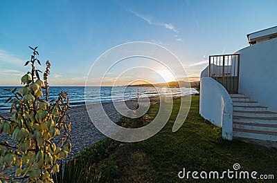 House by the sea Stock Photo