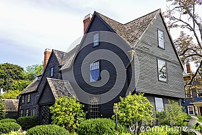 House of Seven Gables Salem Stock Photo