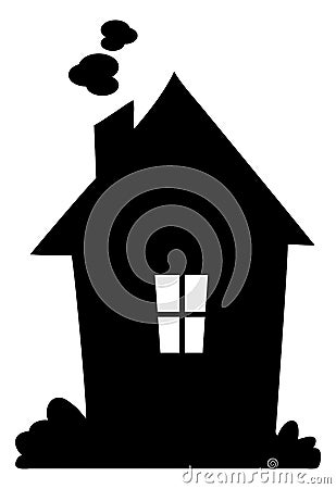 House silhouette Vector Illustration