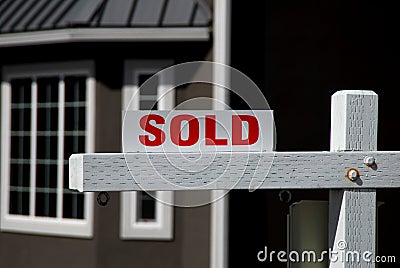 House sold Stock Photo