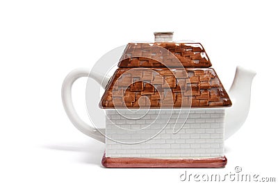 House Teapot Stock Photo