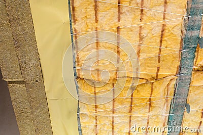 House thermal insulation Stock Photo