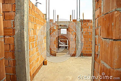 House under construction Stock Photo