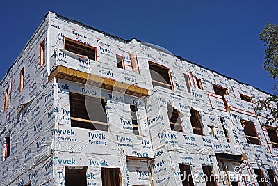 House under construction Editorial Stock Photo