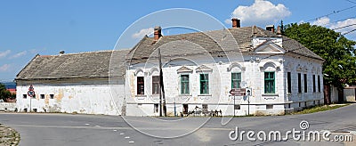 House in the village Sinca Veche, near Fagaras. Stock Photo