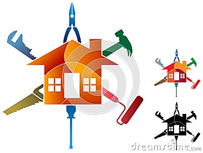 House work logo Vector Illustration