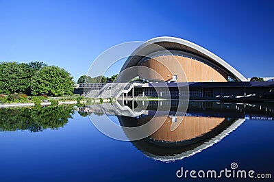 House of world cultures in Berlin Stock Photo