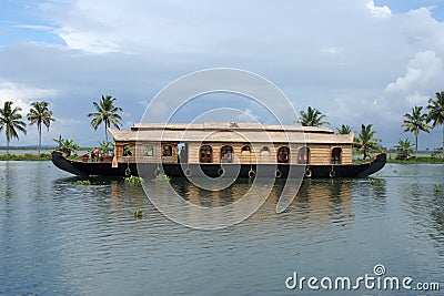 Houseboat Stock Photo