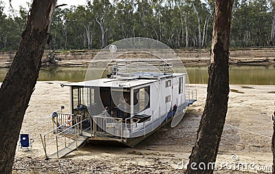 Houseboat. Stock Photo