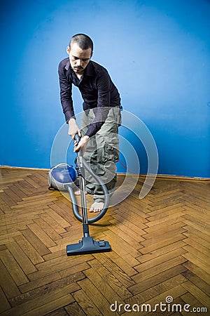 Houseboy Stock Photo