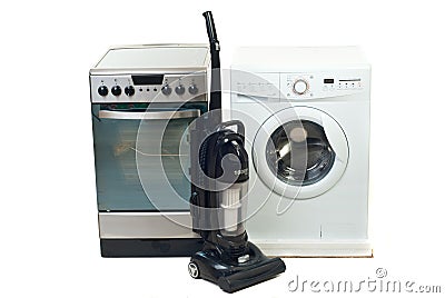 Household appliances Stock Photo