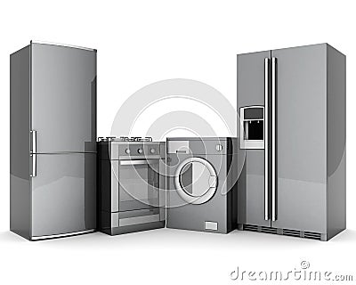 Household appliances Stock Photo