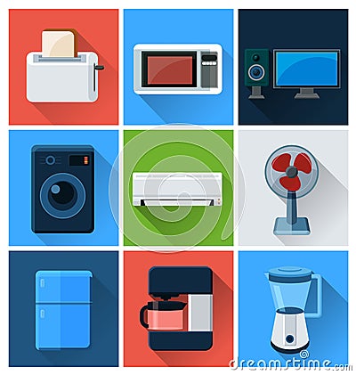 Household Appliances icon Stock Photo