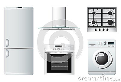 Household appliances | kitchen Vector Illustration