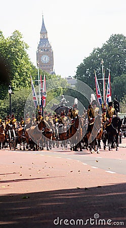 The Household cavalry band Editorial Stock Photo