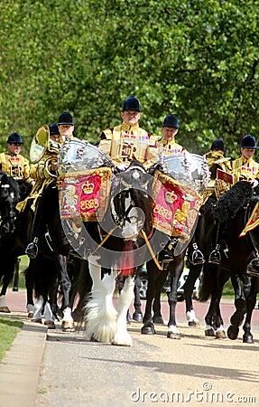 The Household Cavalry Band Editorial Stock Photo